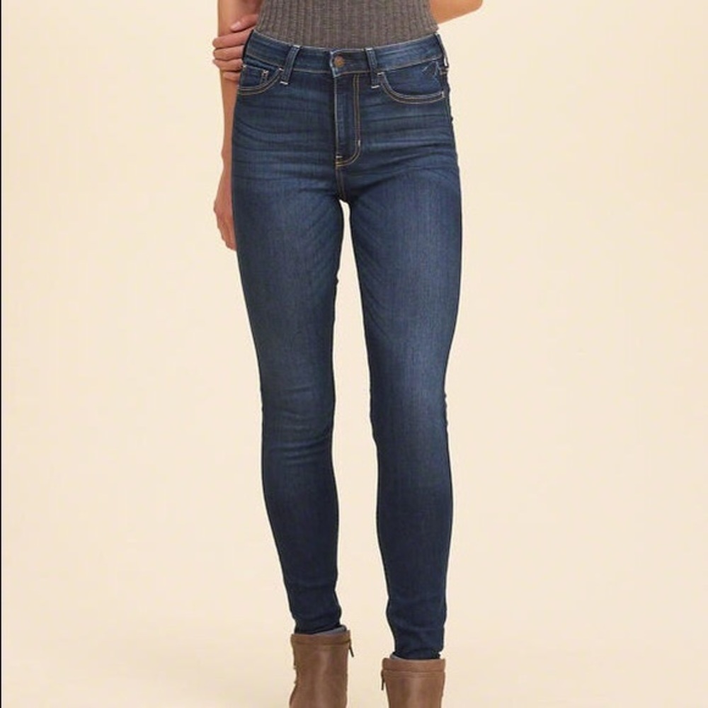 Hollister high rise skinny jeans